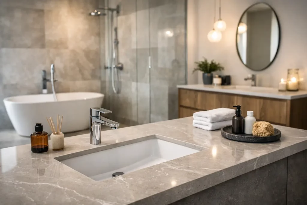 Silestone do kúpeľne: oplatí sa?