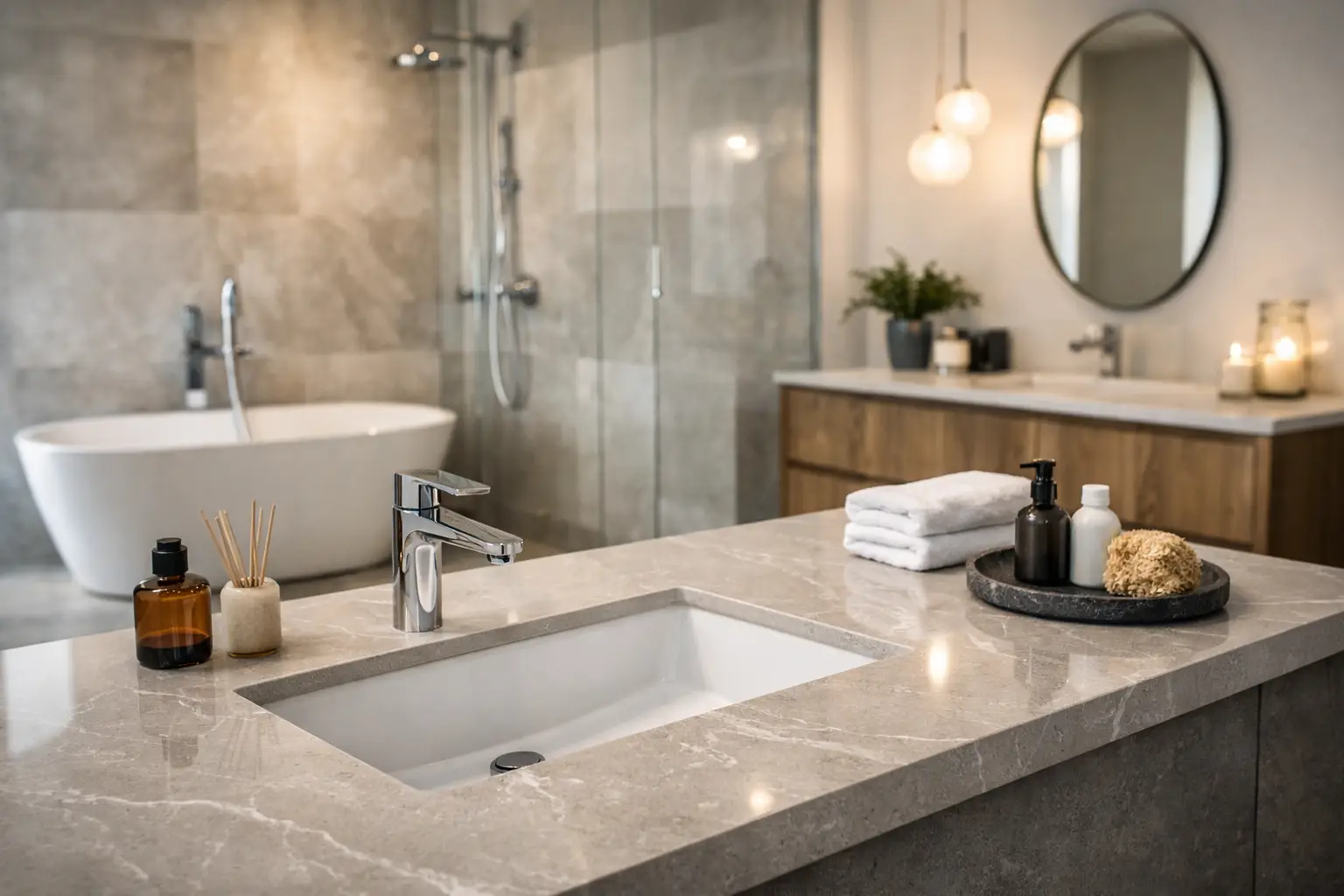 Silestone do kúpeľne: oplatí sa?