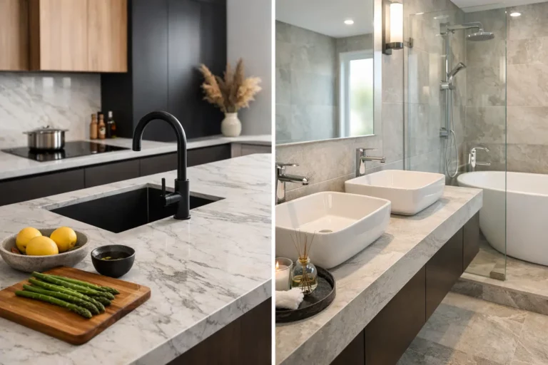 Silestone v kuchyni a kúpeľni